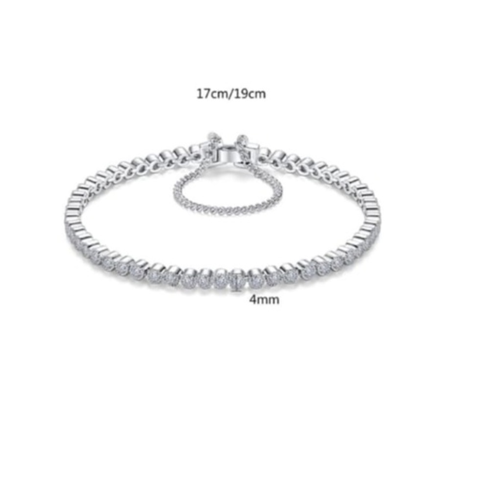 New Bezel Set Tennis Bracelet - Picture 3 of 4